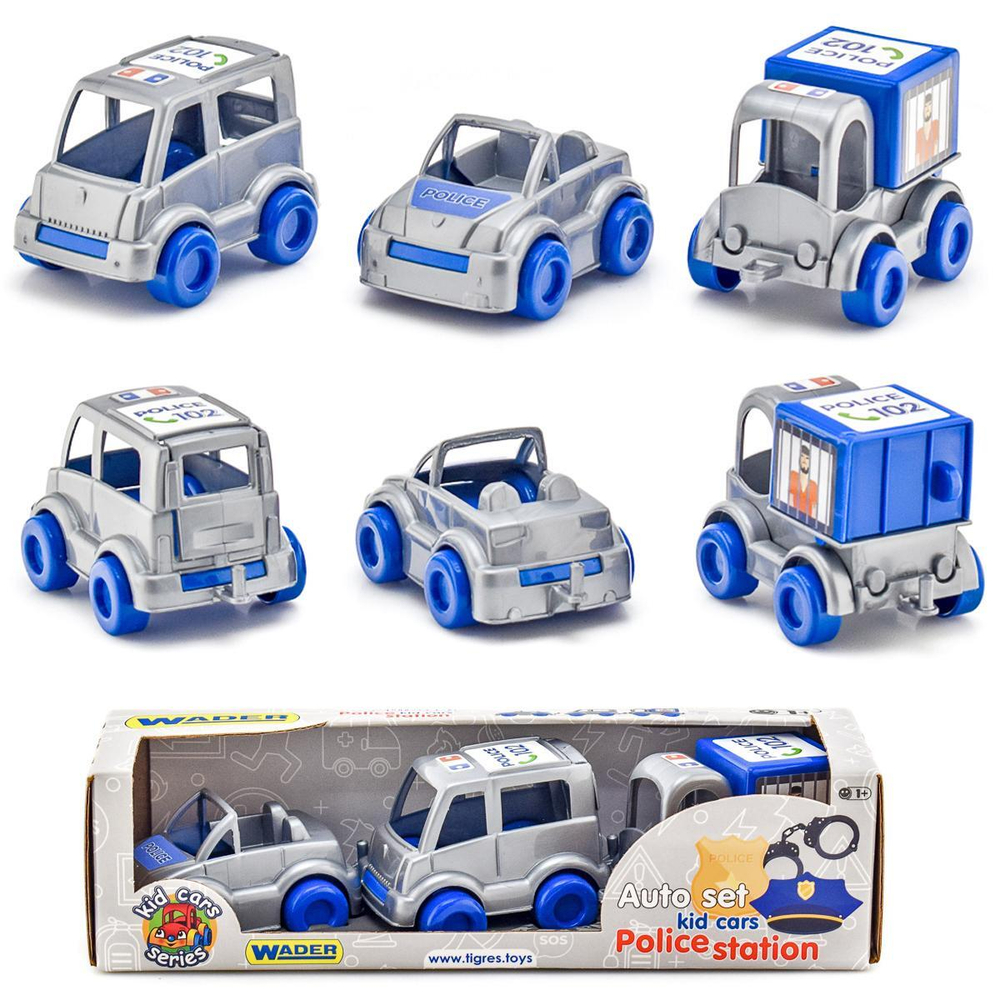 Набор авто "Kid Cars" Полиция (Тигрес)