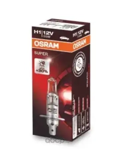 Автолампа H1 12v 55w +30% яркости OSRAM