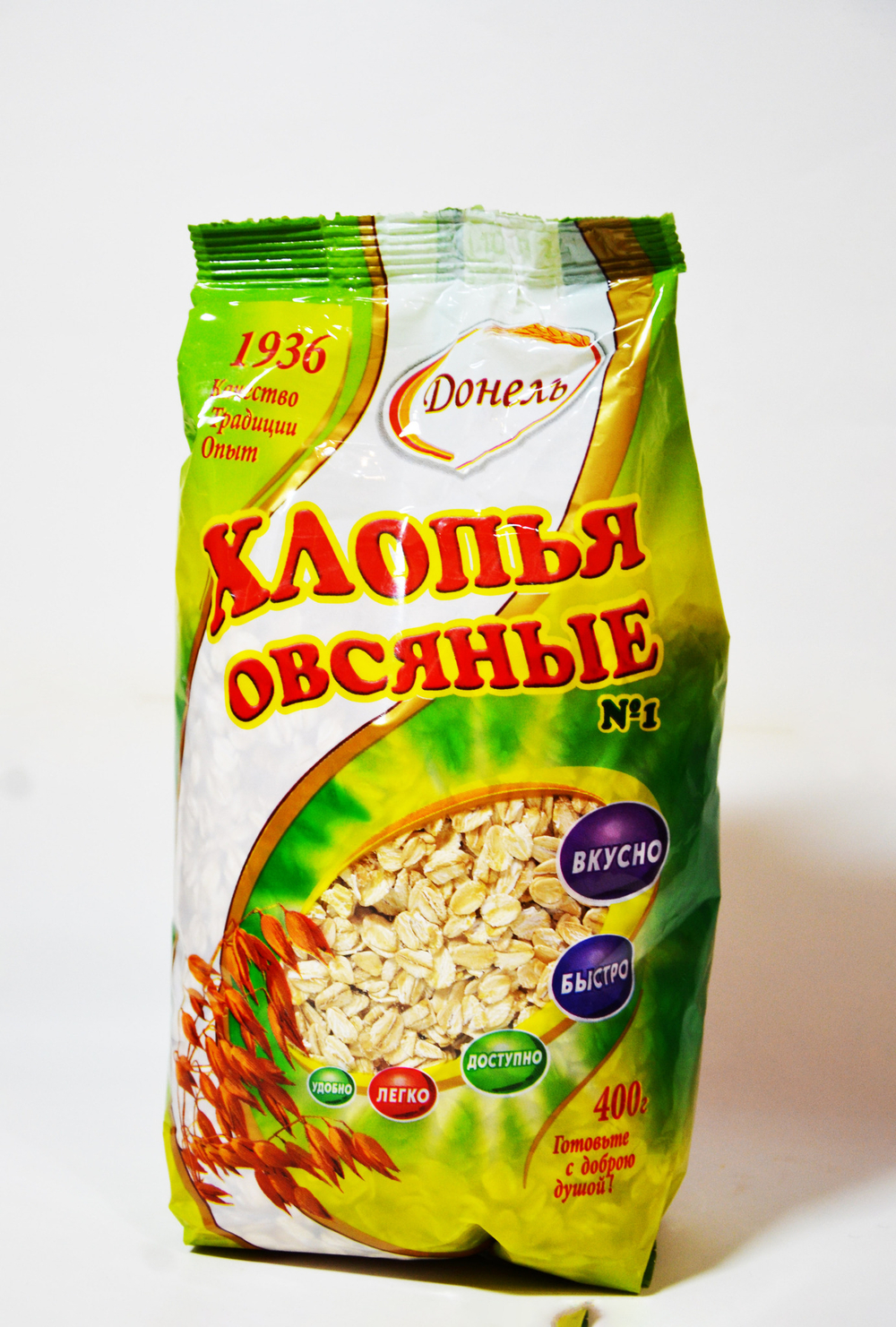 Хлопья овсяные Донель 400гр