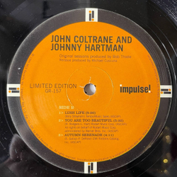 Виниловая пластинка LP John Coltrane And Johnny Hartman (USA 2009) Limited Edition