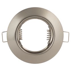 ST3 SN Светильник ЭРА штампованный MR16,12V/220V, 50W сатин никель