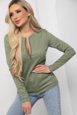 Джемпер "Чувство комфорта" (олива) Б8675 LT Collection