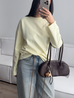 Толстовка трикотажная, базовая, легкое плетение