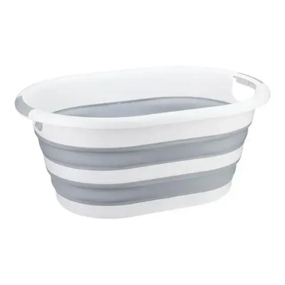 Таз ФЛЕКС овальный 25л складной Смоки