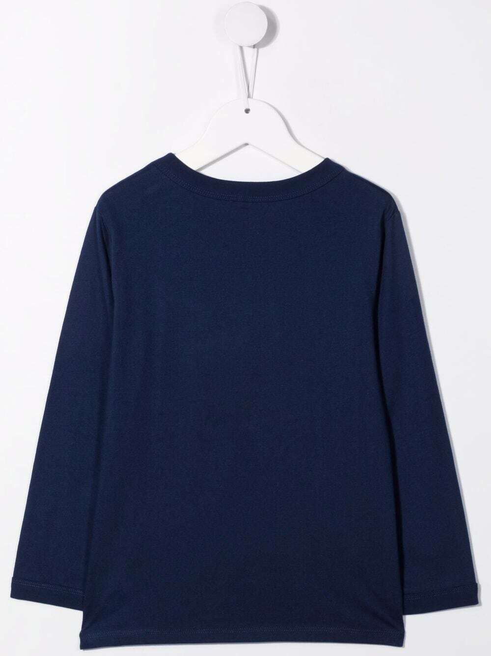 Футболка с длинным рукавом STELLA McCARTNEY Синий/Термопринт: собаки на мотоциклах Мальчик