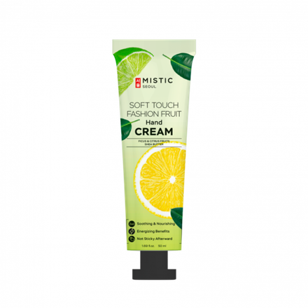 MISTIC SOFT TOUCH FASHION FRUITS Hand Cream Питательный крем для рук с экстрактами фруктов 50мл