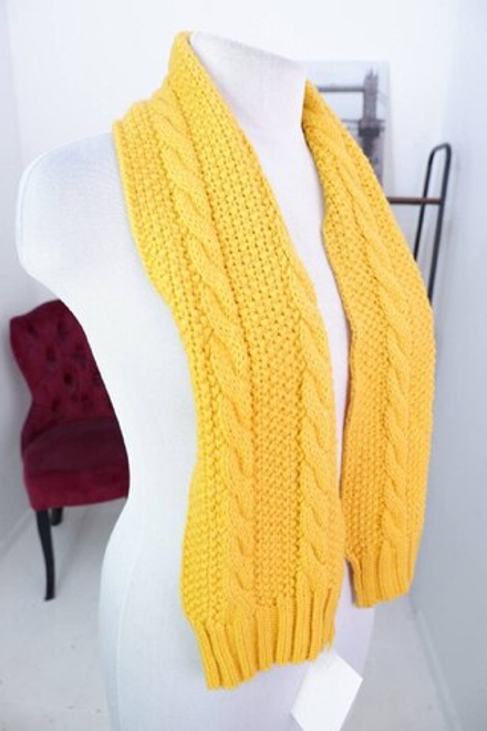 Шарф крупной вязки