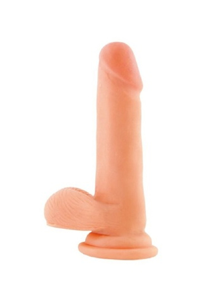 Фаллоимитатор на присоске телесный RealStick 14 см