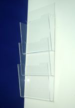 Карман буклетница А4 3-х яр вертикальный