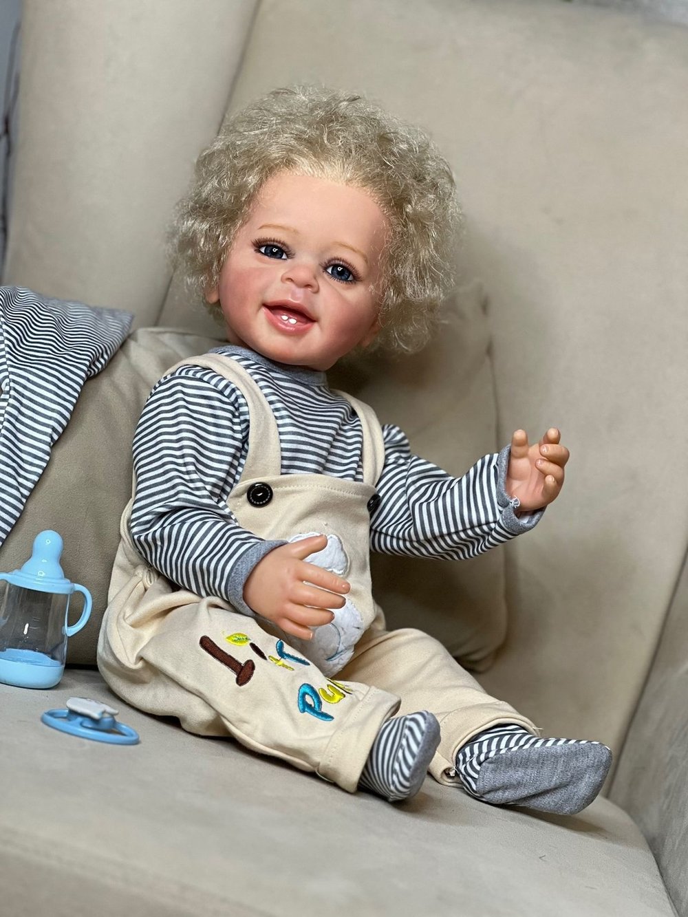 Кукла Реборн виниловая 55см в пакете (FA-325)