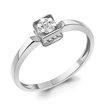 964076А Кольцо из Золота с бриллиантами из коллекции "Merilyn"