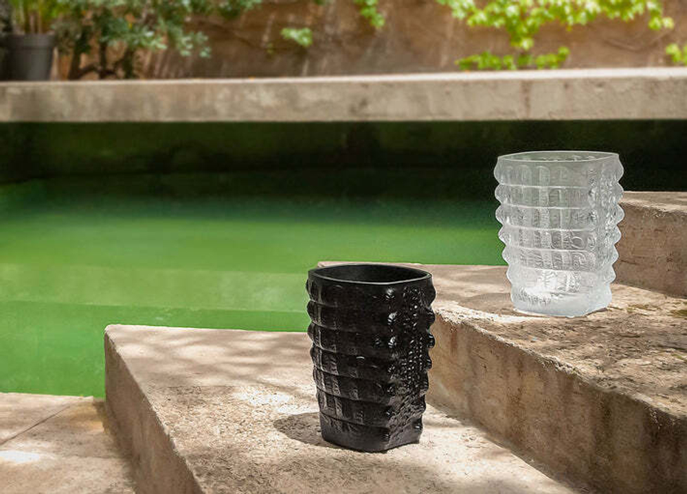 Ваза Lalique Croco, 26.5 см