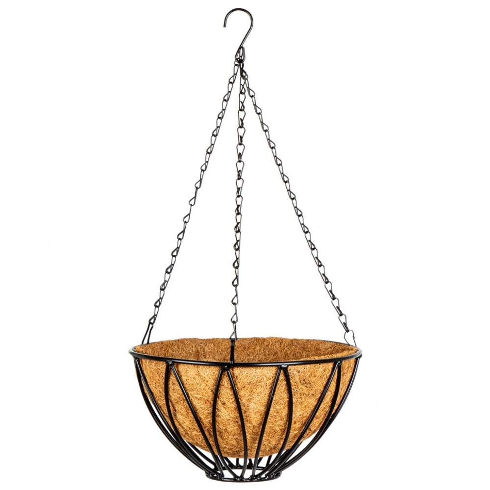 Подвесное кашпо, D 26 см, высота с цепью и крюком 53.5 см Palisad