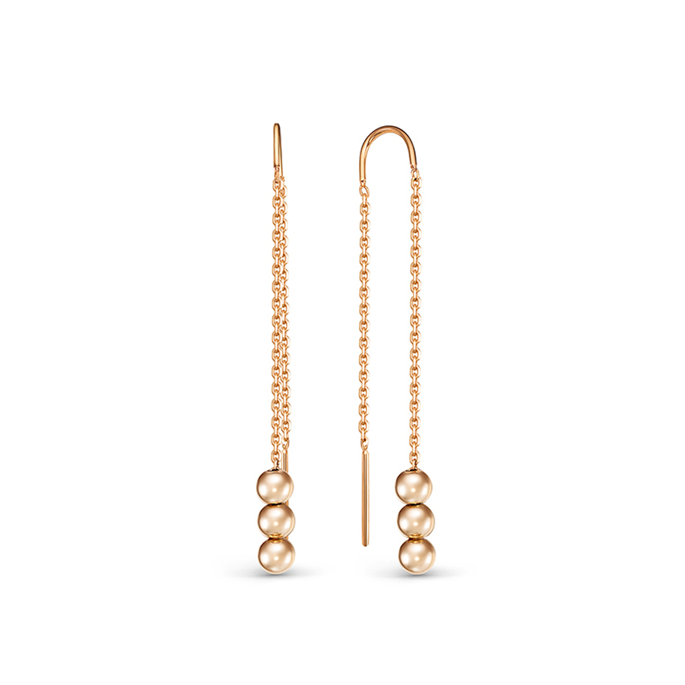 Серьги из золота 585 пробы