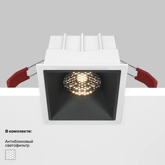 Встраиваемый светильник Альфа / Alfa LED 15 Вт 3000 К 36° Technical dl043-01-15w3k-sq-wb