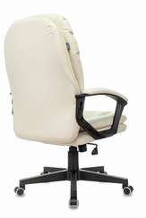 Кресло руководителя Бюрократ CH-868N слоновая кость OR-10 эко.кожа крестов. пластик