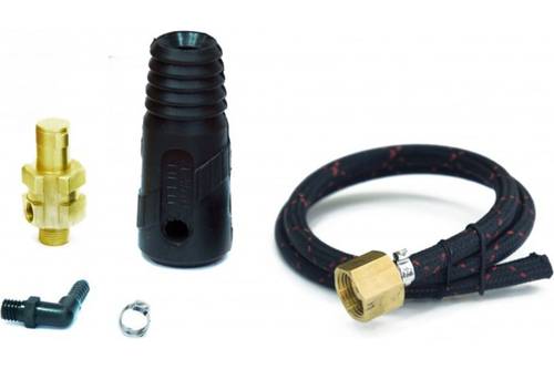 Разъем силовой TIG 50 M12x1 (гайка 3/8G) L=0.6m 14324