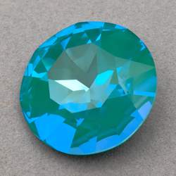 Swarovski 1201 Round FS, Crystal Laguna DeLite