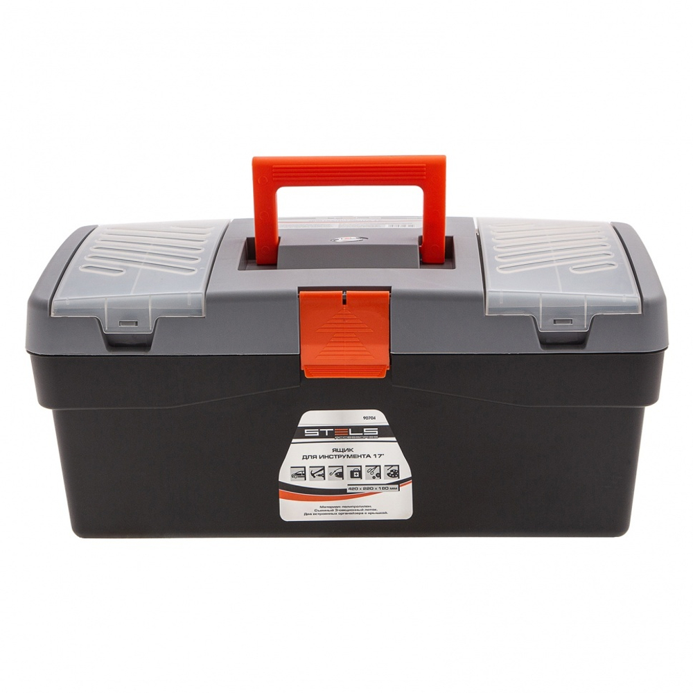 Ящик для инструмента 17", 420 х 220 х 180 мм, пластик Россия Stels