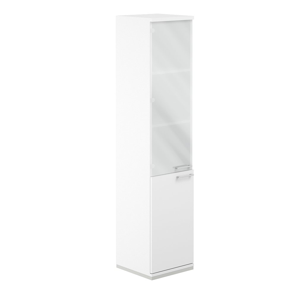 Шкаф 5 уровней узкий со стеклом №4 ALLEGRO (АЛЛЕГРО)