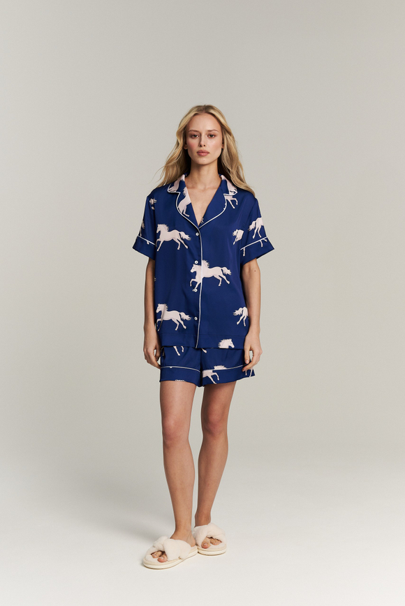 Костюм тройка с лошадьми - S размер