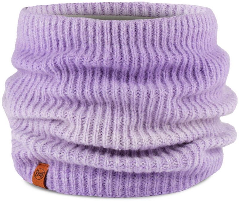 Вязаный шарф-труба с флисом Buff Neckwarmer Knitted Polar Marin Lavender Фото 3