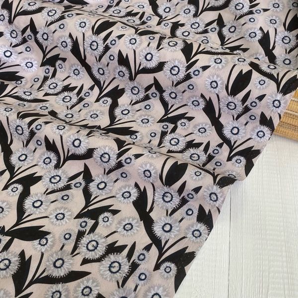 ПОЛНОЧНЫЕ ЦВЕТЫ #7, 100% хлопок Handmade Fabrics 2