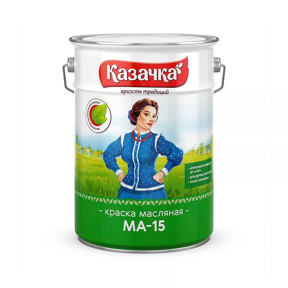 КРАСКА МА-15 "КАЗАЧКА" 0,9 кг СУРИК