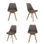 Комплект из 4-х стульев Bradex Home Eames Bon латте