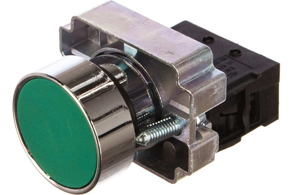 Кнопка управления LAY5-BA31 без подсветки зеленая 1з IEK