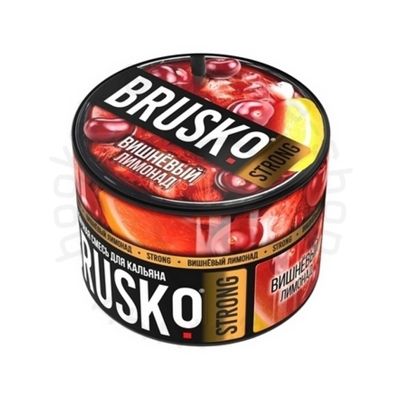 Бестабачная смесь для кальяна BRUSKO, 50 г, Вишневый лимонад, Strong