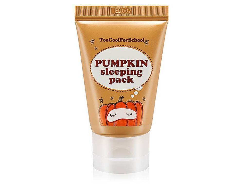 Too cool for school Ночная маска для лица с тыквой Pumpkin sleeping pack 30мл