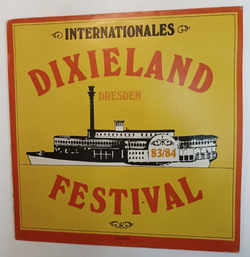 Винтажная виниловая пластинка LP Сборник Internationales Dixieland-Festival Dresden 83 84 (GDR 1984)
