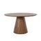 Стол Angel Cerda 1016, Ø135 см, мрамор, орех