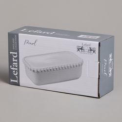 ПАШТЕТНИЦА LEFARD "PEARL" С КРЫШКОЙ ПРЯМОУГ. 18,5*9,5*5,5 СМ 400 МЛ