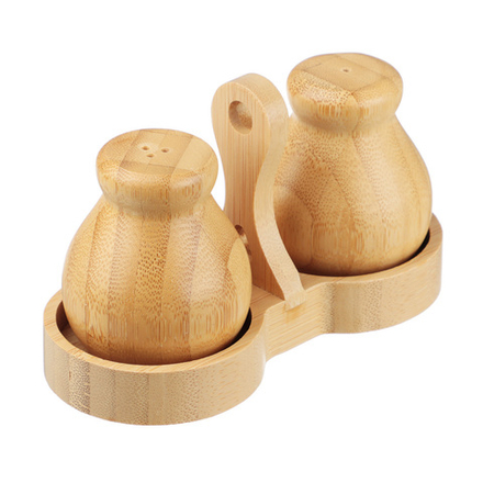 SATOSHI Набор для специй на подставке 3пр., бамбук, 15.8х7.3х9см