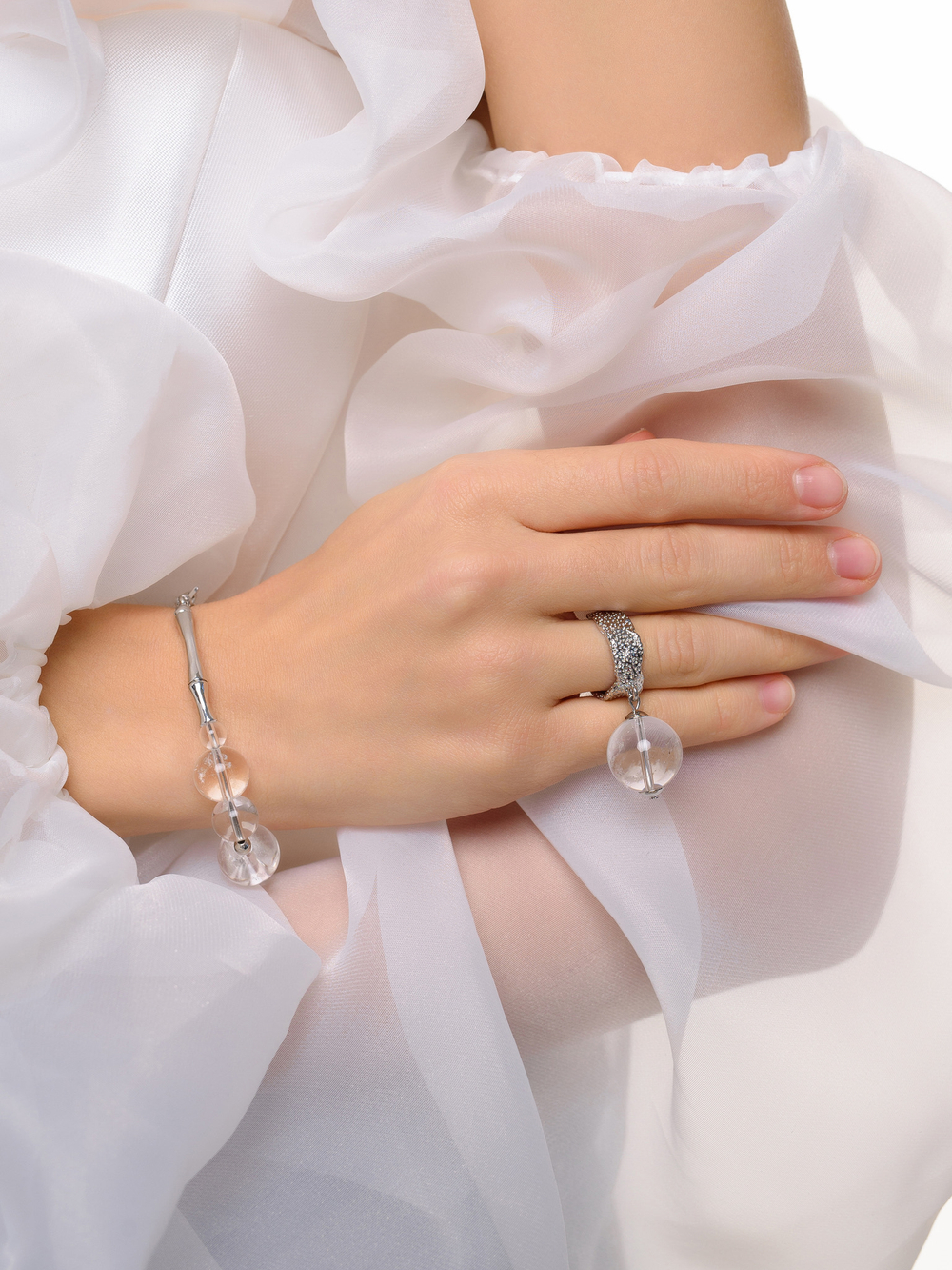 Кольцо "Bubble 16" Silver