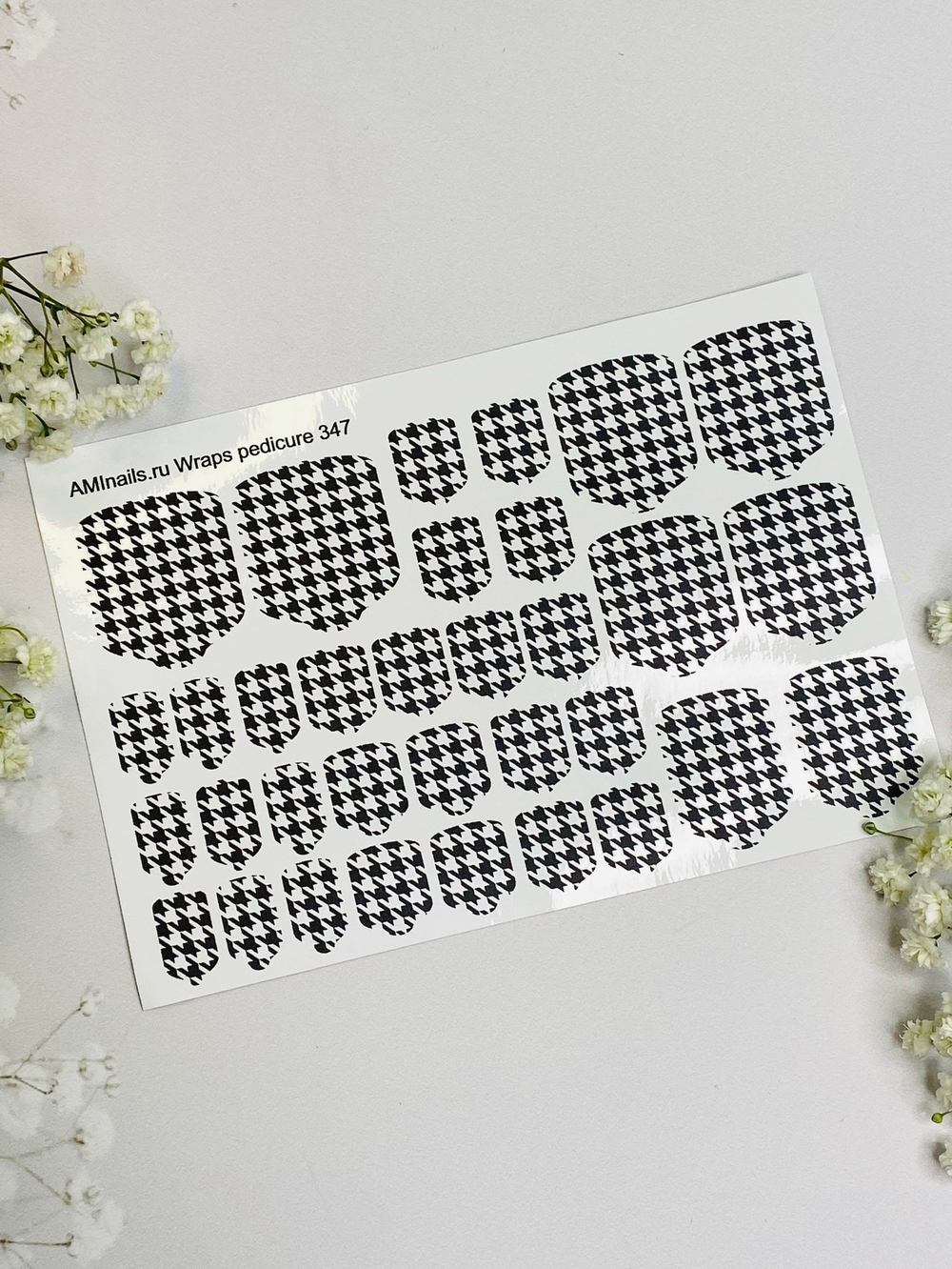 Пленки для ногтей Aminails Wraps pedicure 347