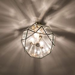 Citilux Витра-1 CL442130 Люстра подвесная витражная Бронза