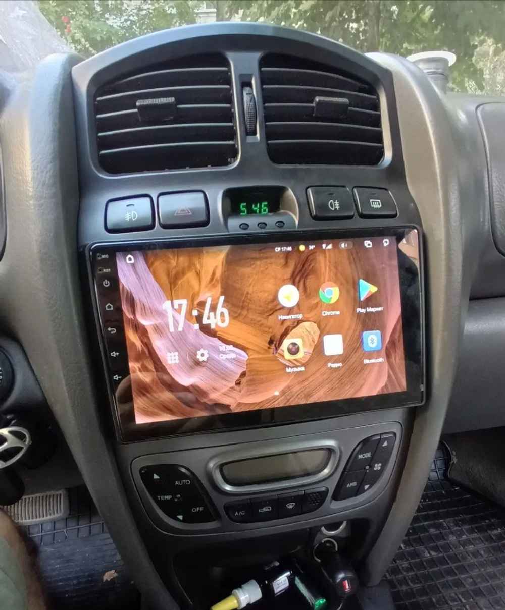 Магнитола для Hyundai Santa Fe 2000-2013 - Teyes CC3L на Android 10, 8-ядер, CarPlay, 4G SIM-слот