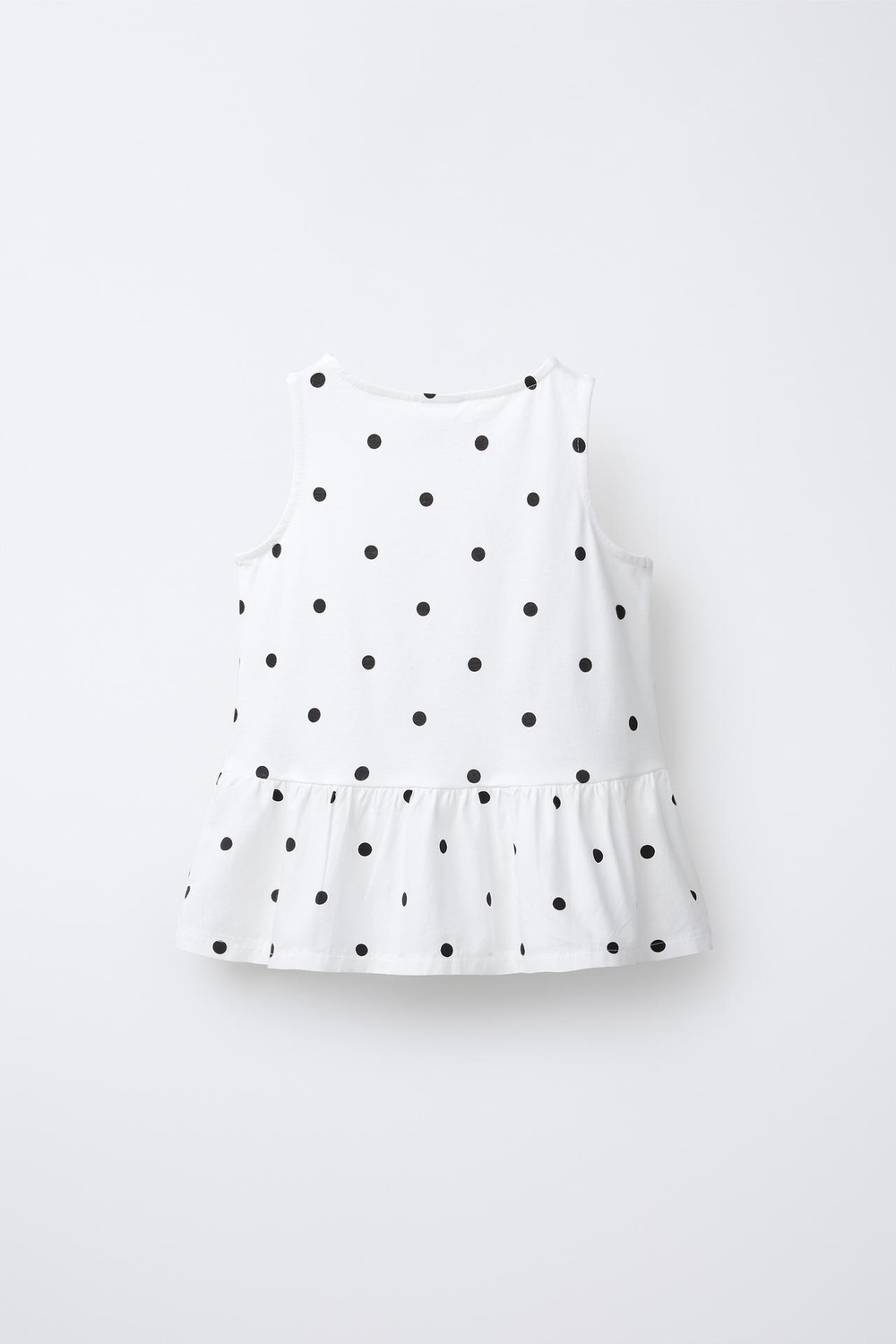 ZARA КОМБИНИРОВАННАЯ ФУТБОЛКА С БАНТАМИ, ЧЕРНЫЙ/БЕЛЫЙ