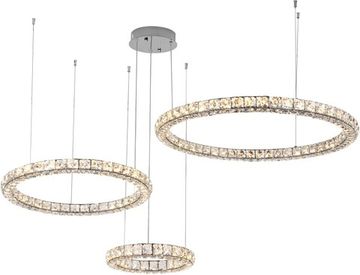 Люстра подвесная LED 150W 3000К-6000К 4052/09/03PL хром UltraTon Stilfort