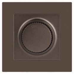 Светорегулятор Intro Accent 6-401-08 поворотный, 600Вт 230В, IP20, СУ, бронза | Intro