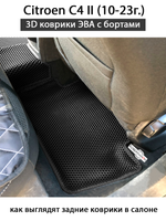 Автомобильные коврики ЭВА с бортами для Citroen C4 II (10-23г.)