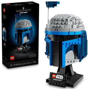 Конструктор Лего Звёздные войны Шлем Джанго Фетта | LEGO Star Wars Jango Fett Helmet 75408, 616 деталей (18+)