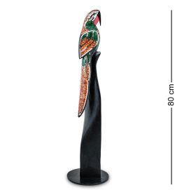 Decor and Gift 23-002-04 Статуэтка «Попугай» дерево+стекл.мозаика 80 см