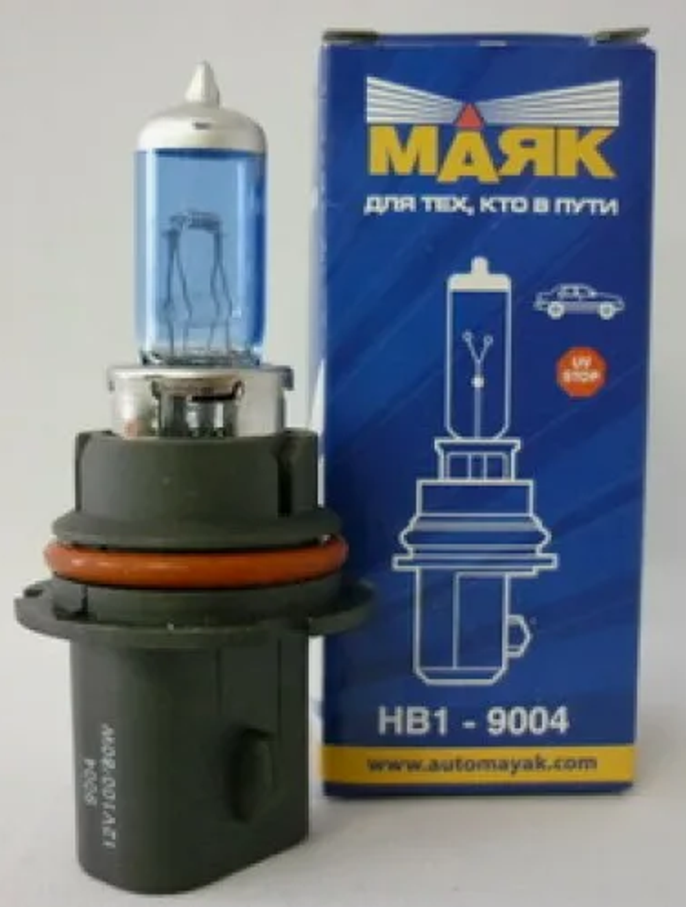 Автолампа HВ1(9004) 12V100/80W (Р29t) Маяк Super White #5904SW100/80