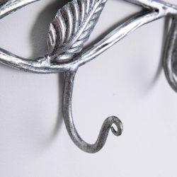 Вешалка настенная "Терра Гаэта" (с 3-мя крючками) Античное серебро