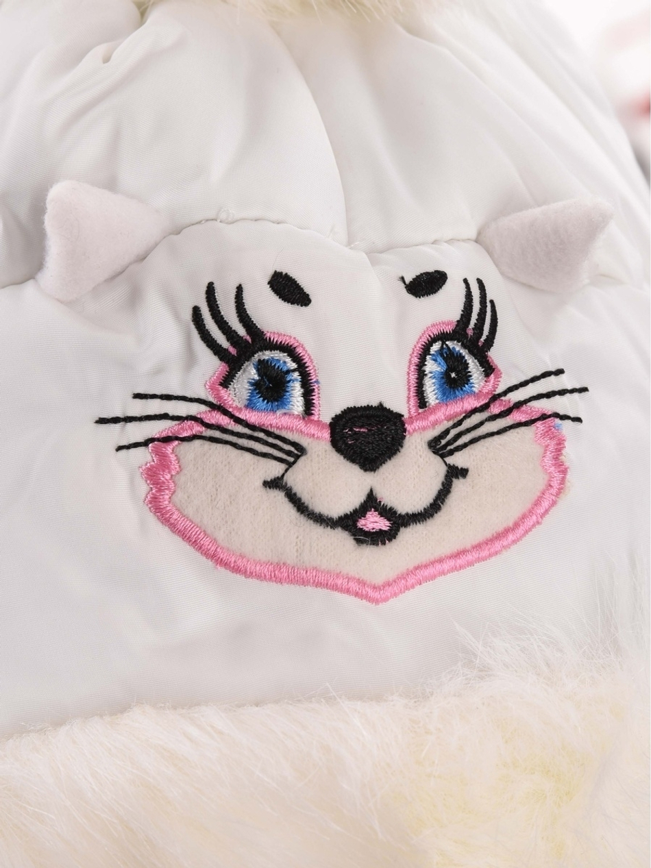 Шапка ушанка для девочки на иск.меху