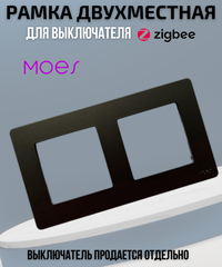Двухместная рамка для розеток и выключателей 2-постовая